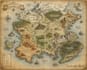 hand draw fantasy map for games, open world, storytelling