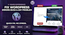 fix wordpress errors, bugs, and solve website problems
