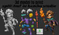 color and split 3d model convert stl to 3mf split for bambu multicolor printing