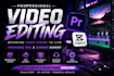 do high quality and creative vlog video editing