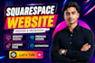 build squarespace website design or redesign squarespace website development