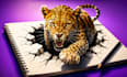 create attention grabbing 3d anamorphic illusion artwork