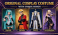 sew custom cosplay costume