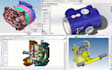 create 3d mechanical parts cad model assembly down design in PTC creo parametric