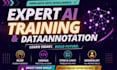 be your expert ai data annotator and manager for model training