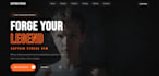 create a modern animated landing page with gsap and spline