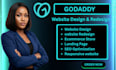 godaddy website redesign godaddy website design, develop godaddy website