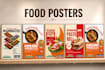 design an eye catching food poster