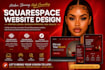 squarespace website design squarespace website redesign showit website template