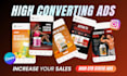 design high converting ad creative and static advertisement
