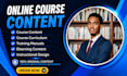 create corporate training content and lms course material