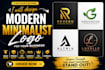 design a modern minimalist logo for your business