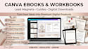 create canva workbooks, ebooks and lead magnet designs