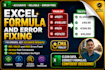 fix your excel formulas, errors and broken spreadsheets