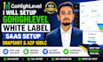 setup gohighlevel white label, saas setup snapshot, a2p 10dlc