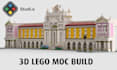 do custom 3d lego model lego moc lego technic set bricklink studio partlist pdf