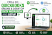 do quickbooks online and desktop data migration and setup