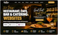 develop a wix restaurant, bar catering business website, design cafe wordpress