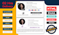 design HTML clickable email signatures