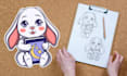 create original mascot and sticker pack with it
