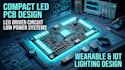 design custom led lightening pcb, driver circuit,schematic and layout