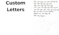 beautifully handwrite custom letters and notes