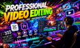 do professional video editing with cinematic effects