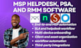 setup msp helpdesk psa and rmm software connectwise halopsa syncro msp ninjaone