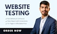 do website testing and find bugs