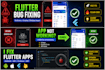 fix flutter app bugs errors and performance issues