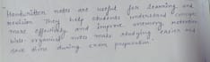 provide beautiful handwritten notes