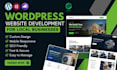 design a professional hvac, roofing, plumbing, construction website