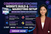 build brizy cloud simvoly convertkit kajabi coaching website with mailchimp