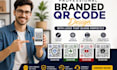 generate a custom qr code design with logo in 30 min