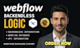 setup webflow backendless flow webflow end integration