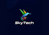 design crypto, security, software, tech and technology logo