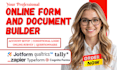 do typeform tally jotform qualtrics cognito form zapier automation integration