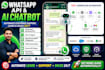 setup whatsapp business API whatsapp chatbot, n8n ai agent, cloud API automation