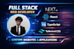 build custom full stack web application, website development