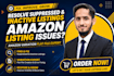 fix amazon flat file errors, error 8541 and suppressed listing issue