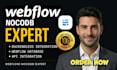 setup webflow baserow API webflow database integration