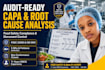 write capa reports and root cause analysis for food safety compliance