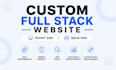 develop a custom full stack website, front end, back end