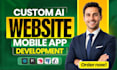 do full stack ai website developmentai chatbot, ai agent as ai developer