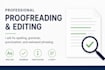 professionally proofread and edit your english document