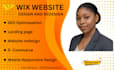 design wix website redesign wix website develop wix website
