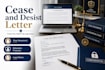 write cease and desist letter to stop harassment stalking and defamation
