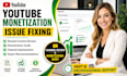 analyze and help fix youtube monetization issues and reused content concerns