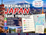 create a personalized japan travel itinerary