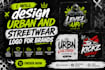 design luxury urban and streetwear logo for fashion  clothing brands